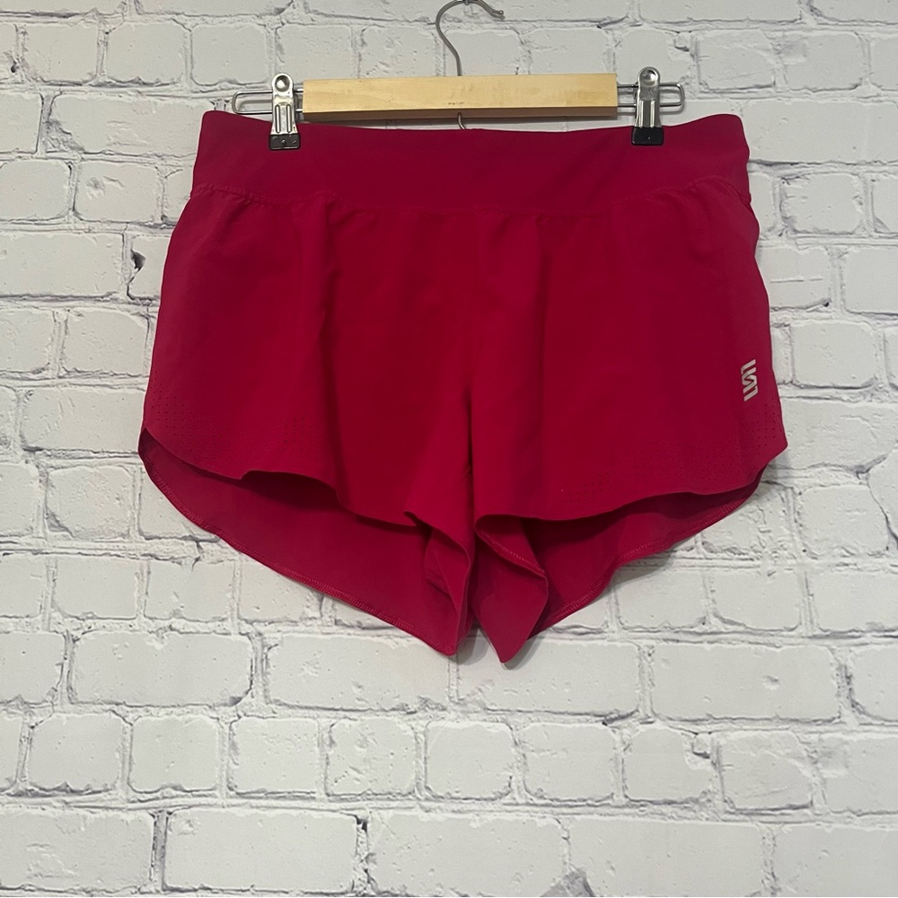 Second Skin Barbie Pink Size Medium Athletic Performance Gym Shorts